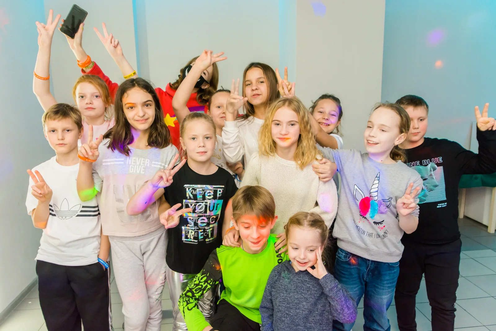 Общее фото после активной программы в LaserLand Казань