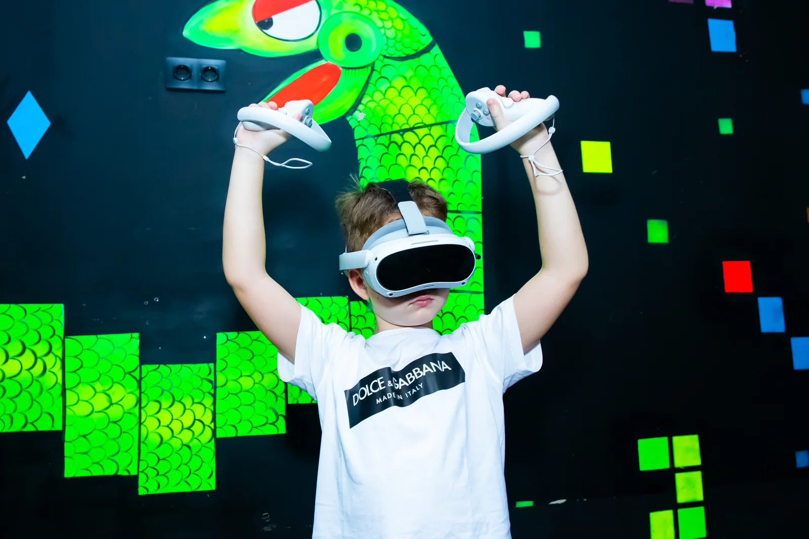 VR как дополнительная активность праздника в LaserLand Казань